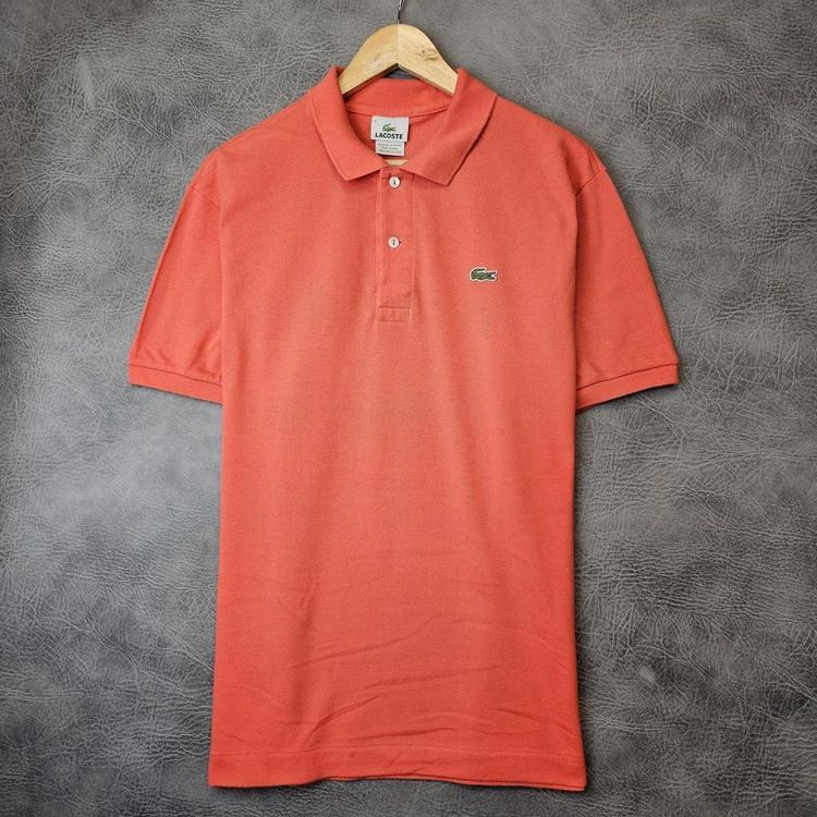 Lacoste Polo shirt short Sleeve Vintage mens Polos Shirt  Rugby Tee image 1