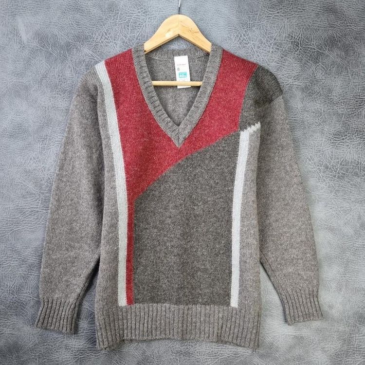 VINTAGE Grandad SWEATER Knitted image 1