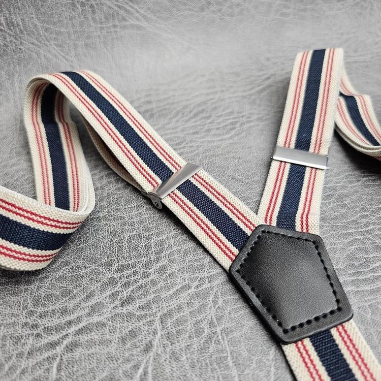 Vintage Mens Braces, Swing 40s Braces, Mens Suspenders, Pants Braces, 0.5" 15mm, 4