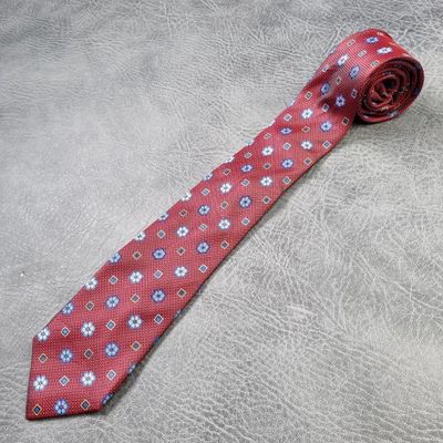 Mens Tie Men's Neck Tie Bruno Piattelli Abstract pattern Vintage Necktie 1
