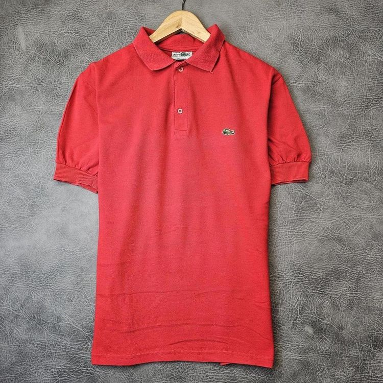 Lacoste Polo shirt short Sleeve Vintage mens Polos Shirt  Rugby Tee image 1