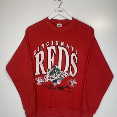 Trench Cincinnati reds sweater size medium - 1990 national champions league