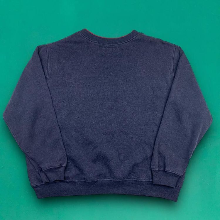 Shenanigans Vintage 90s Cute Embroidered Christmas Sweater Jumper Blue XL image 4