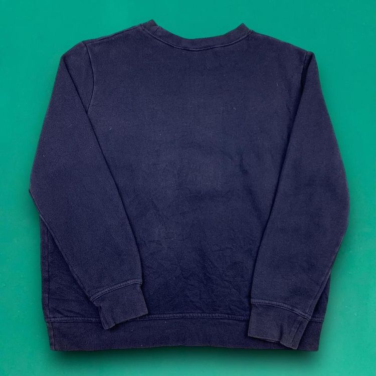Winter Season Vintage 90s Cute Embroidered Christmas Sweater Jumper Blue M image 3