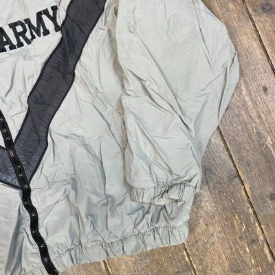 SkilCraft Bomber Jacket Vintage USA Army Full Coat, Grey, Mens XL 5