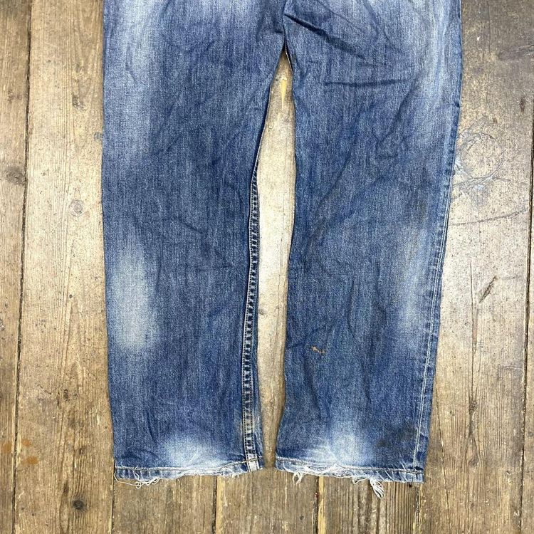 Carhartt Jeans Slim Fit Carpenter Denim Workwear Trousers, Blue, Mens 36 6