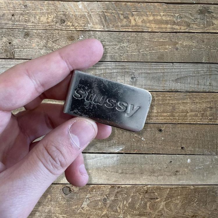 Vintage Stussy Silver Money Clip