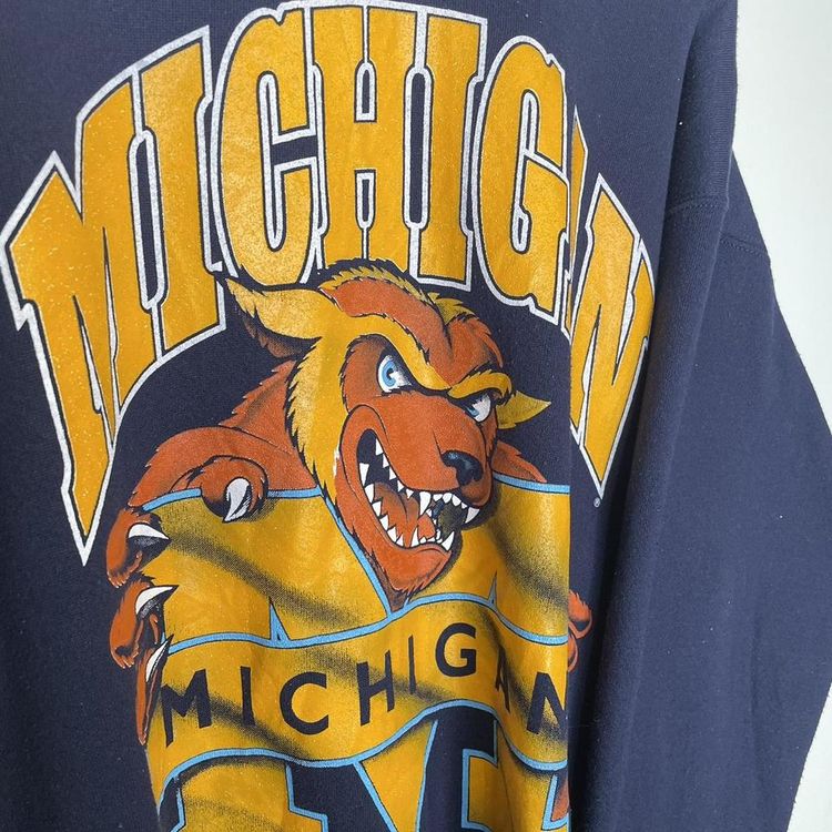 Savvy Michigan sweatshirt  XL navy sweater image 3