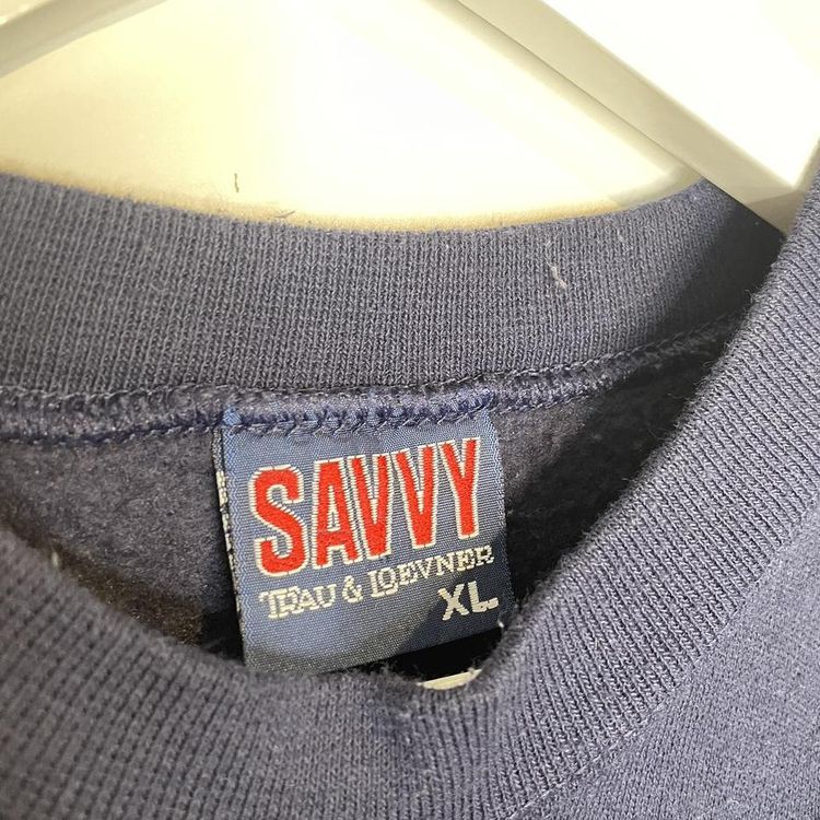 Savvy Michigan sweatshirt  XL navy sweater image 4