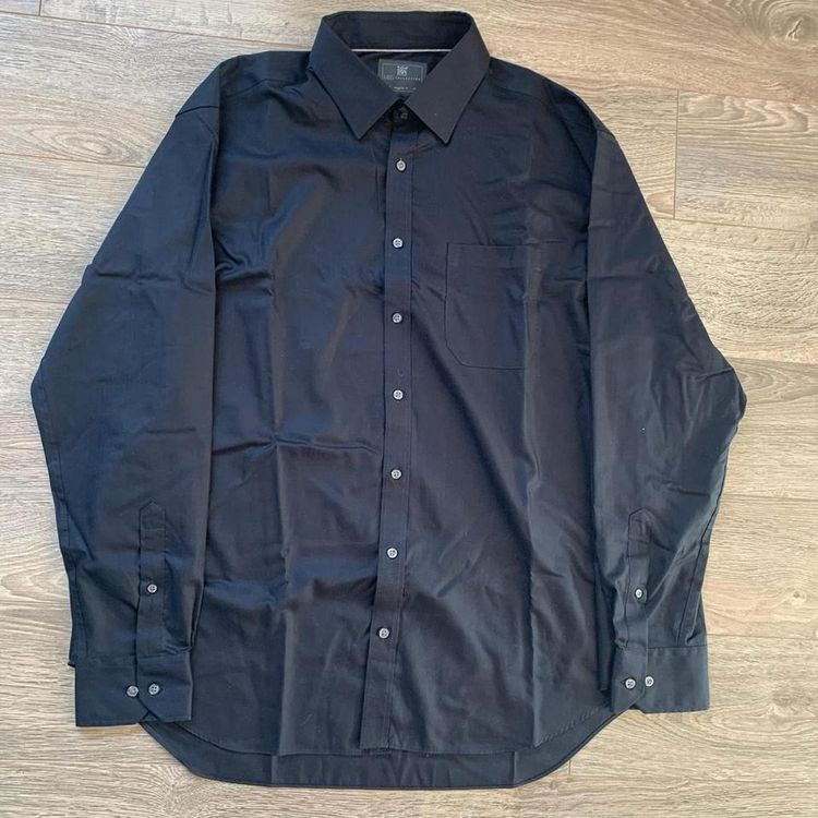 Black M&S Long Sleeve Shirt image 1