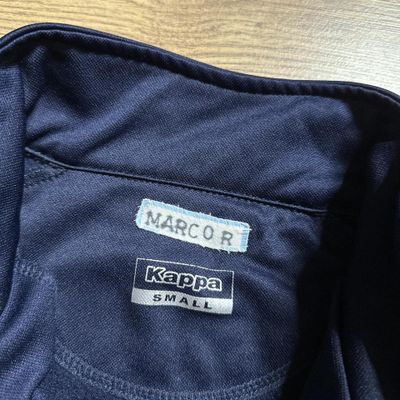 Navy Kappa 1/4 Zip Up Sweatshirt 00s Casual 3