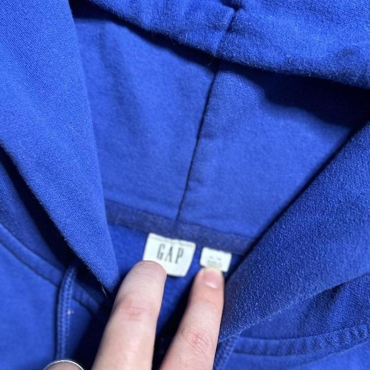 Blue GAP 00s Zip Up Hoodie Casual Sportswear 3