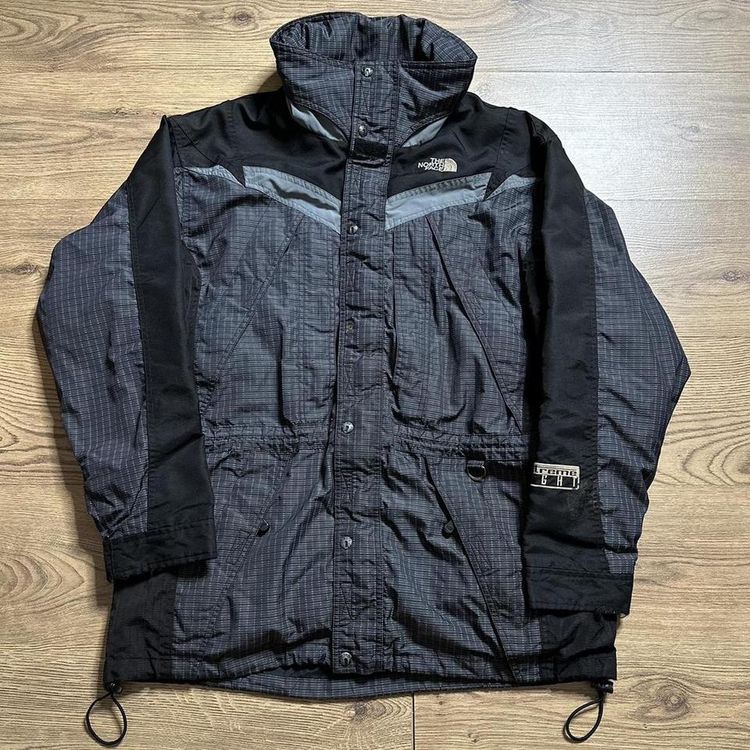Grey North Face Jacket Shell