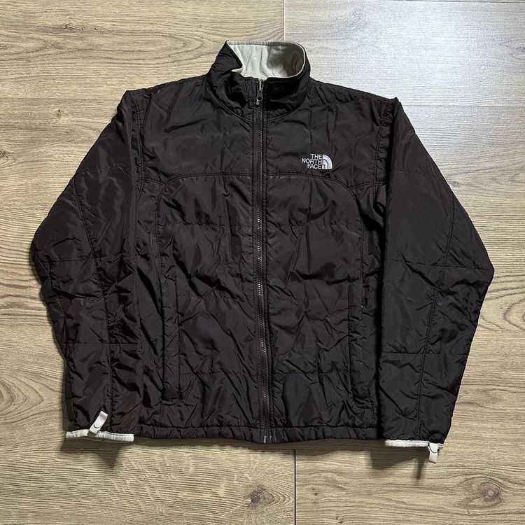 Brown The North Face Puffer Jacket Casual Sportswear