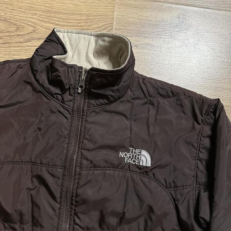 Brown The North Face Puffer Jacket Casual Sportswear 2