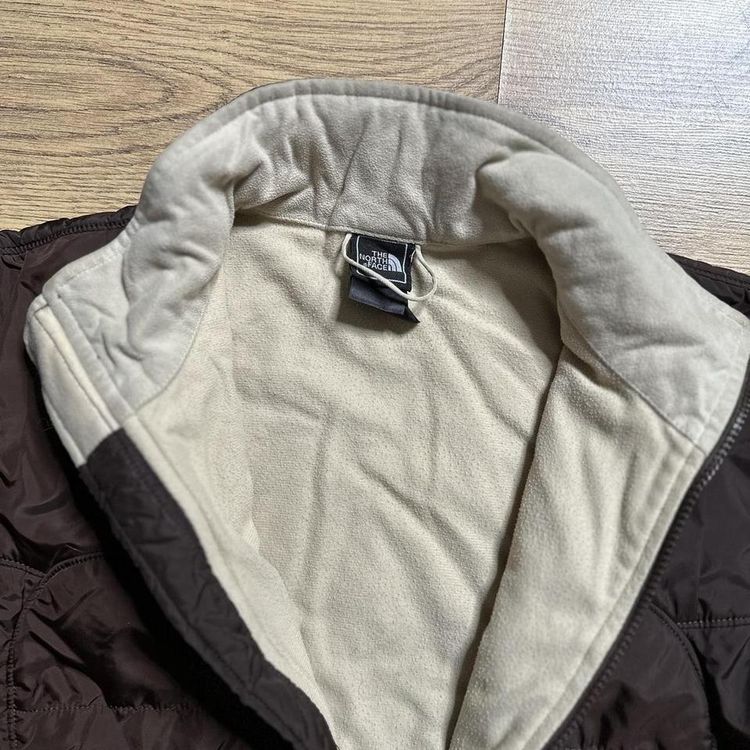 Brown The North Face Puffer Jacket Casual Sportswear 3