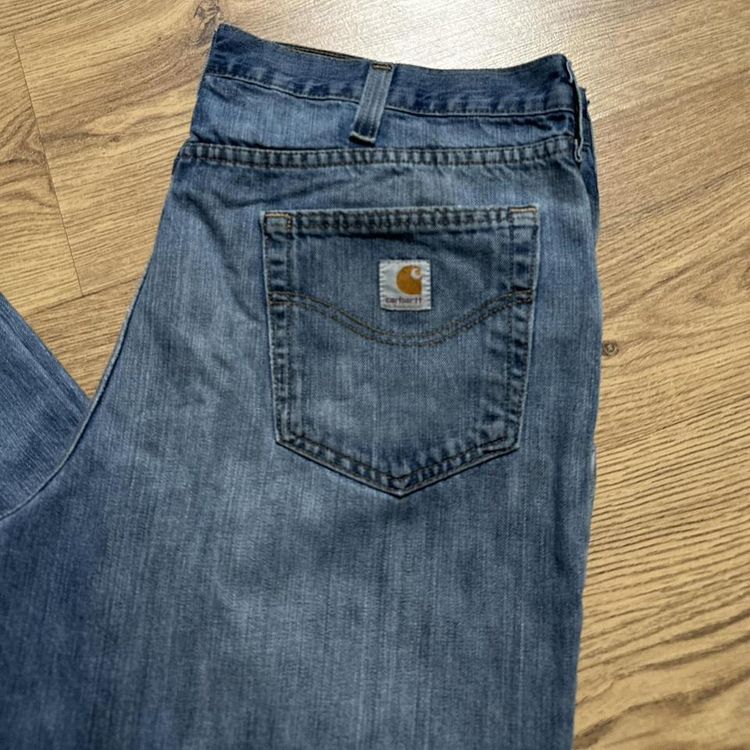 1241 Blue Carhartt Carpenter Trouser 00s Relaxed Fit 2