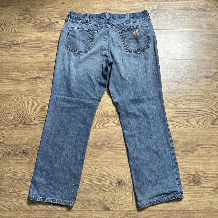 1241 Blue Carhartt Carpenter Trouser 00s Relaxed Fit 6