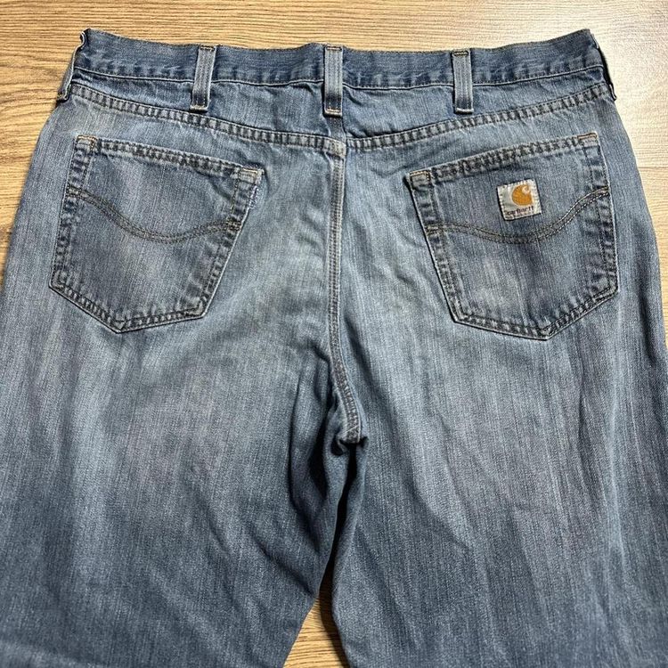 1241 Blue Carhartt Carpenter Trouser 00s Relaxed Fit 7