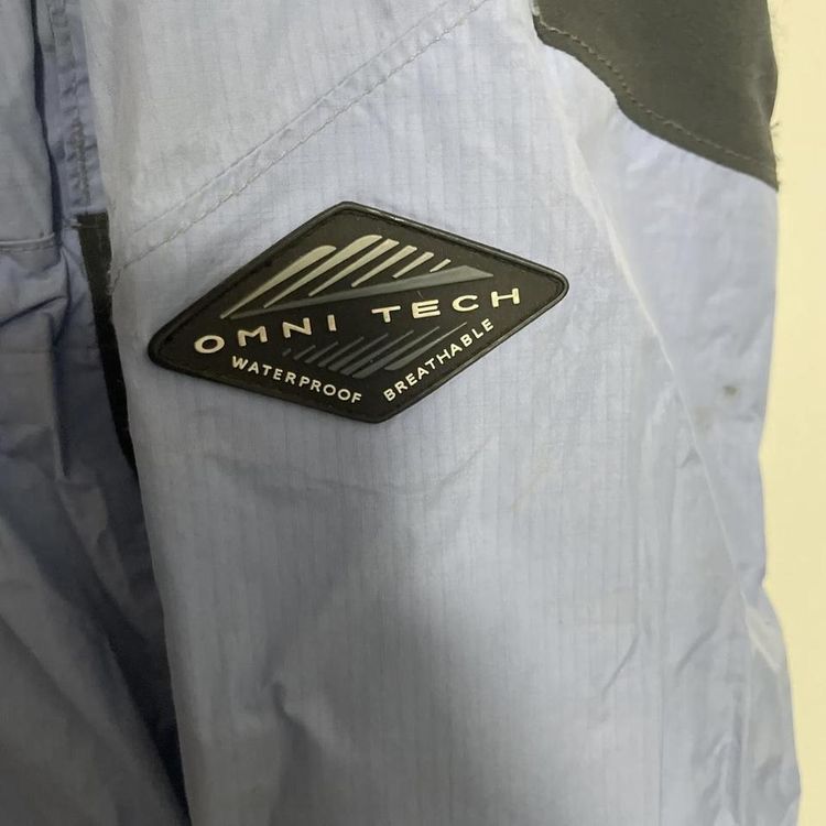 Columbia Titanium Omni Tech Jacket Blue & Black Medium Womens Waterproof. imagen 2