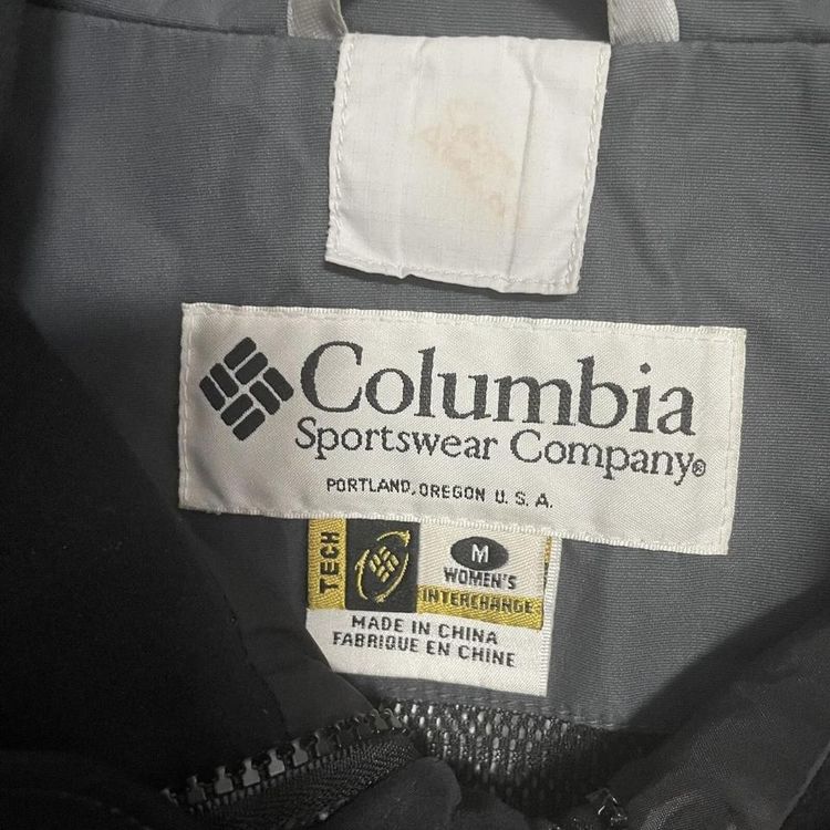 Columbia Titanium Omni Tech Jacket Blue & Black Medium Womens Waterproof. imagen 6
