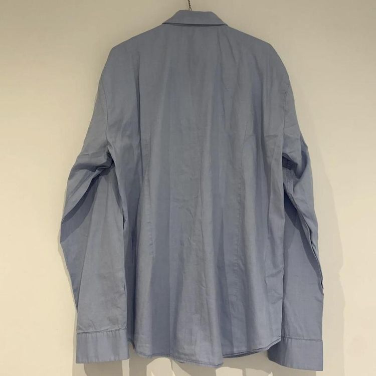 HUGO BOSS Orange label Mens Long Sleeve Shirt Blue Button Up Collar Size XXL 2XL. obraz 6