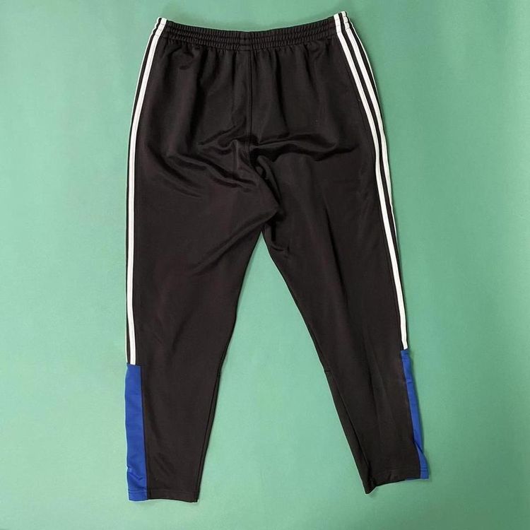 Immagine di Vintage black and white striped adidas soft joggers/tracksuit bottoms. 3