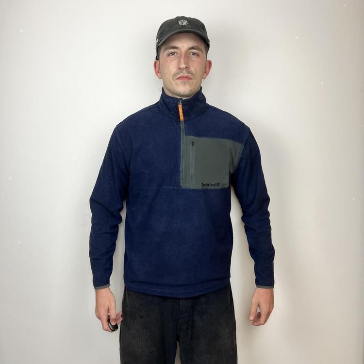 Vintage blue timberland fleece