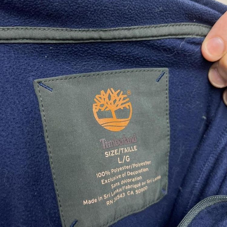 Vintage blue timberland fleece imagen 4