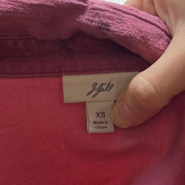 Womens Pink Corduroy Shirt imagen 3