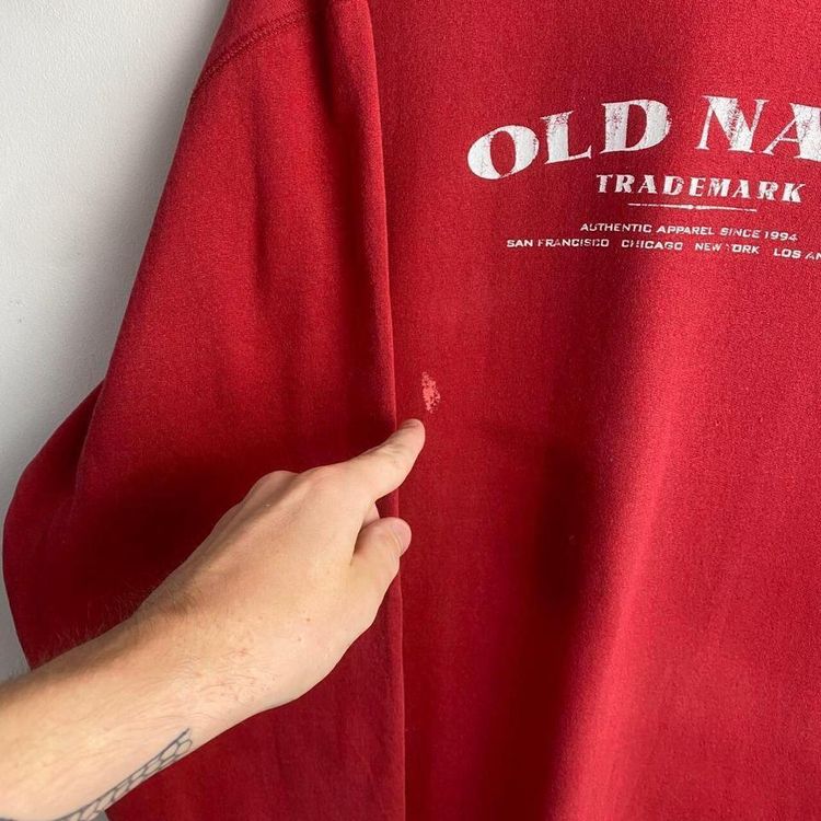 Red Old Navy Sweatshirt image 4