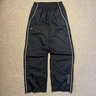 00s Nike Swoosh Shell Tracksuit Bottoms