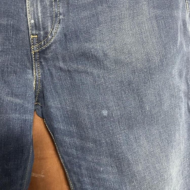 Levis Mens 751 Blue Denim Straight Fit Jeans 32W 34L Used. image 4