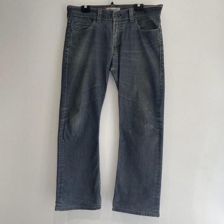 Levi's 506 Jeans Standard Fit Blue Size W36 L30 Mens Straight Denim Button Fly. imagen 2