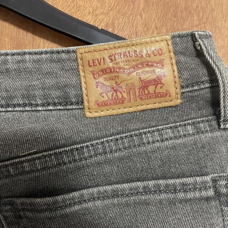 LEVI'S 712 Dark Grey Denim Slim Straight Jeans Womens W28 L28. image 5