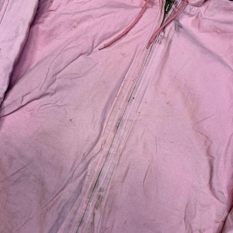 Shmidt Active Jacket Fleece Lined Vintage Workwear Coat, Pink, Womens 3XL image 5