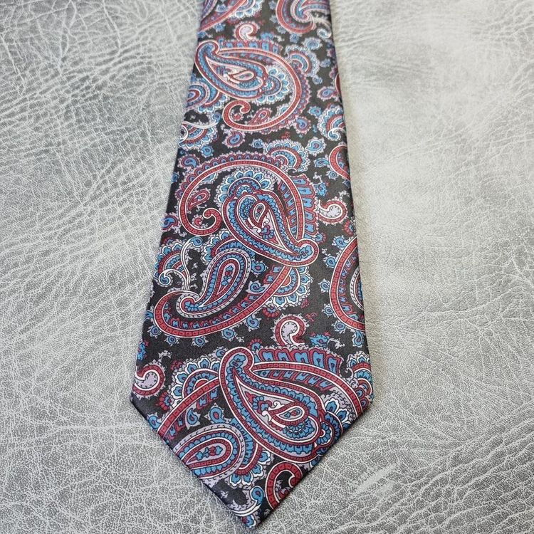 Sears Mens Tie Vintage Men's Neck Tie Paisley design Vintage Necktie 2