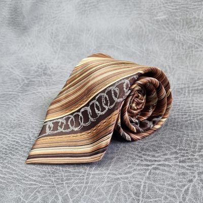 Vintage Swing tie 40s tie 1940s tie mens tie Necktie RARE tie Striped tie abstract Enzo Brunatti