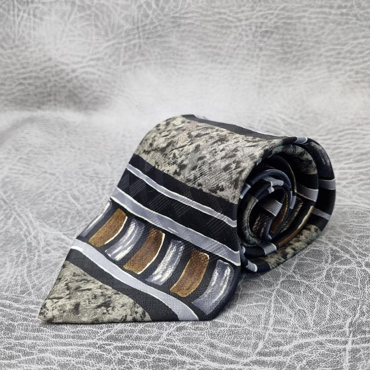 Puritan Tie, Vintage tie, geometric Tie, Mens tie, Red Necktie RARE tie,  Abstract tie,  silk tie, 8