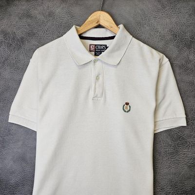 Ralph Lauren Chaps Polo shirt short Sleeve Vintage mens Polos Shirt Rugby Tee 2