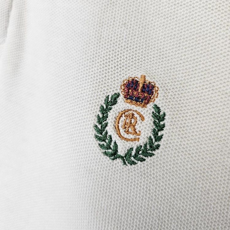 Ralph Lauren Chaps Polo shirt short Sleeve Vintage mens Polos Shirt  Rugby Tee 3