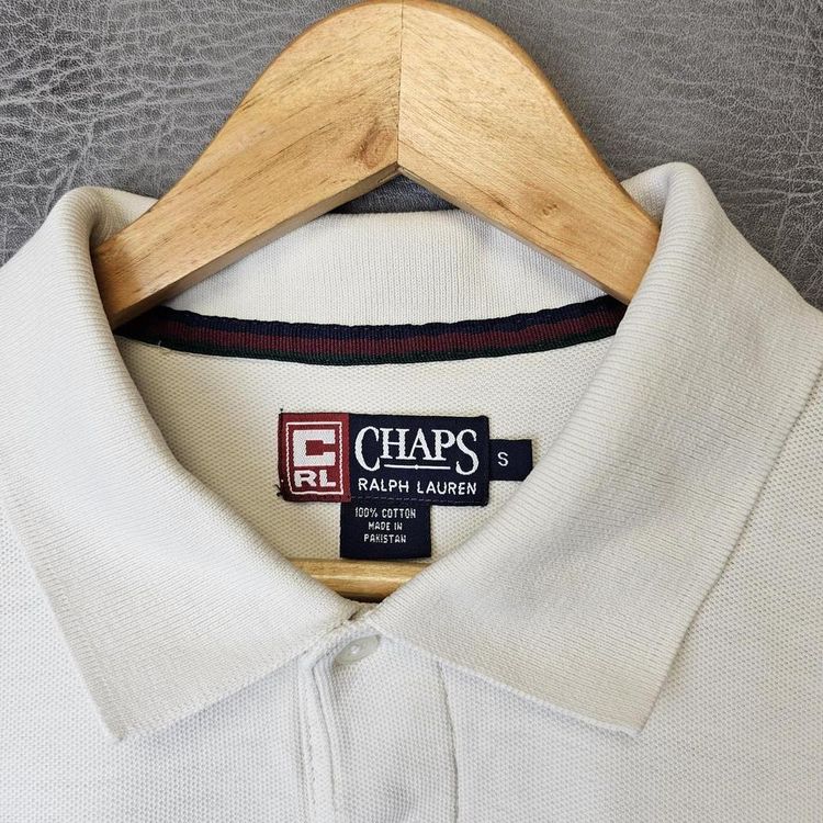 Ralph Lauren Chaps Polo shirt short Sleeve Vintage mens Polos Shirt Rugby Tee 4