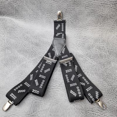 Vintage Mens Braces, Y2K 00s Braces, Mens Suspenders, Pants Braces, 1" 30mm, 2000s