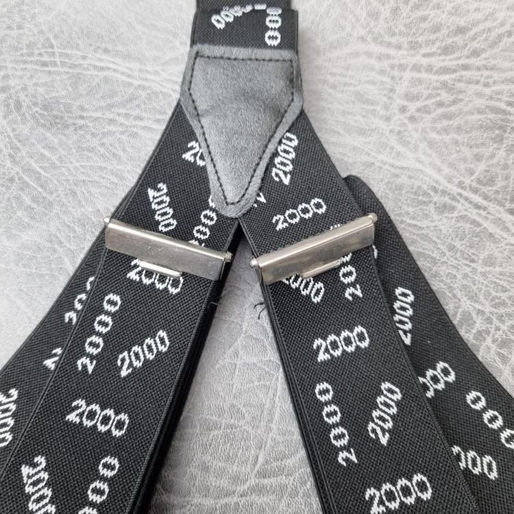 Vintage Mens Braces, Y2K 00s Braces, Mens Suspenders, Pants Braces, 1" 30mm, 2000s image 3