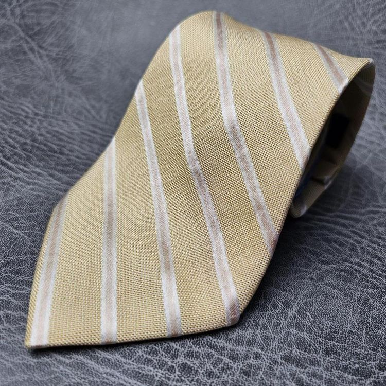 Vintage Tie, Striped Tie,Mens tie, silk tie, Wide tie,suit necktie, Wedding tie, Tommy Hilfiger image 3