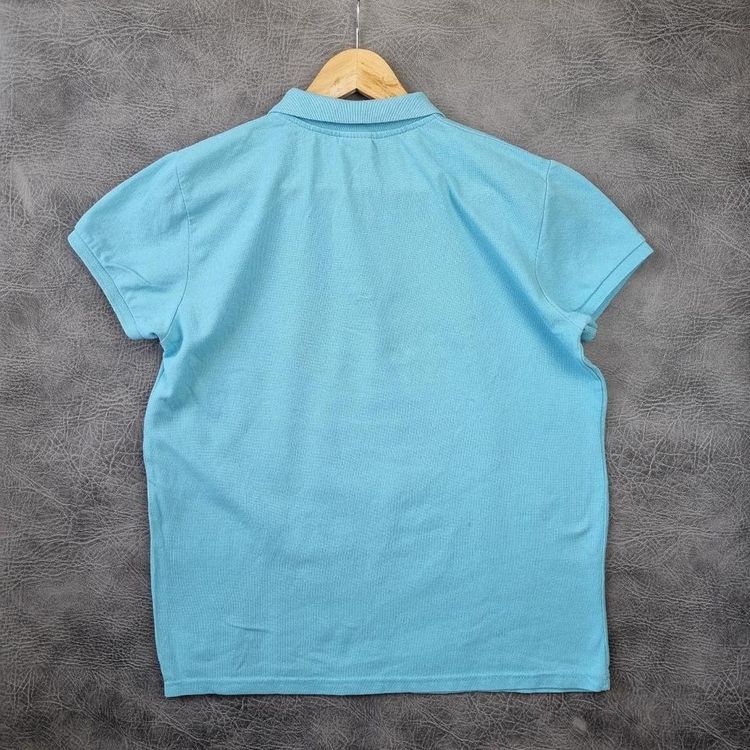 Vintage Lacoste Women's Polo Shirt Turquoise Tee Cotton image 3