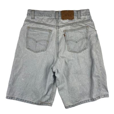 Vintage Levis Orange Tab 580 Denim Shorts Jorts Light Blue W32