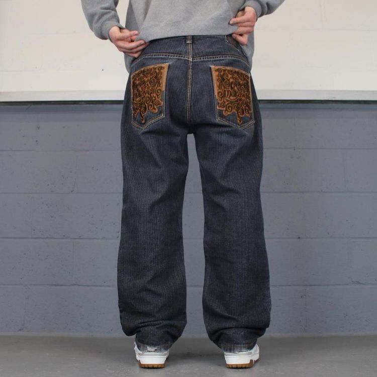 Makaveli embroidered jeans