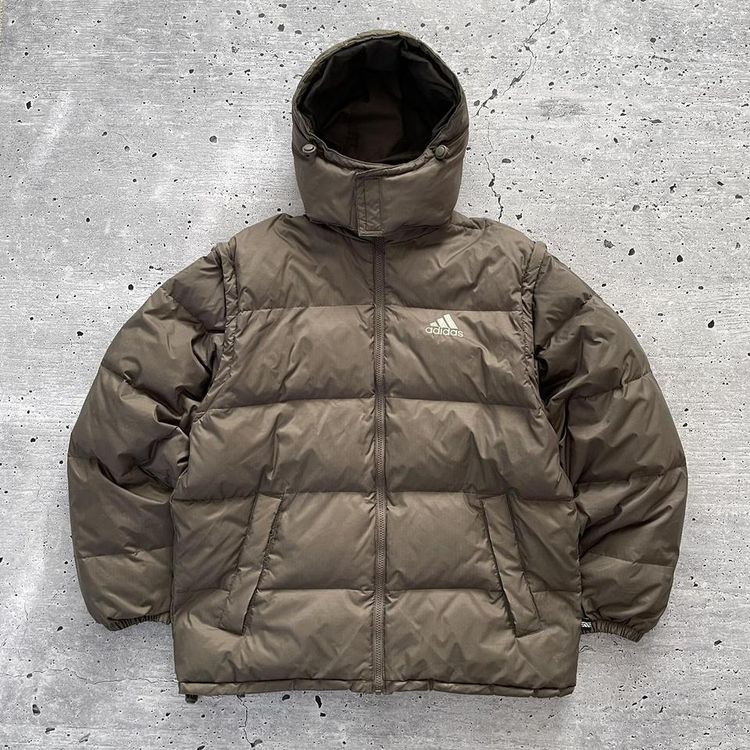 Vintage 90s Adidas down fill puffer coat image 1