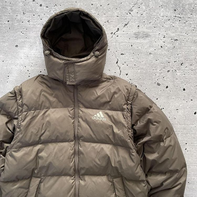 Vintage 90s Adidas down fill puffer coat image 2